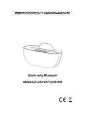 Denver CRB-818 Instrucciones De Funcionamiento