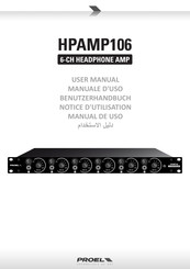 PROEL HPAMP106 Manual De Uso