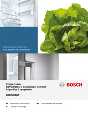Bosch B36IT800NP Instrucciones De Montaje