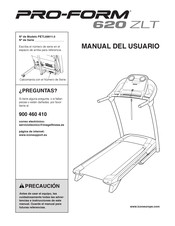 Pro-Form 620 ZLT Manual Del Usuario