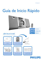 Philips MCB240 Guia De Inicio Rapido