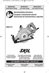 Skil MAG77LT Instrucciones De Funcionamiento Y Seguridad