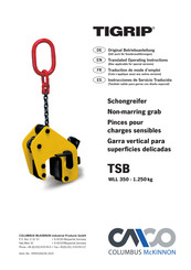 Columbus McKinnon TIGRIP TSB 0,35/65 Instrucciones De Servicio