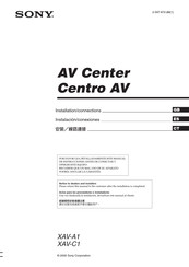 Sony XAV-C1 Manual De Instrucciones