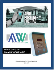 American Wellgo INTERCOM GSM Manual De Usuario