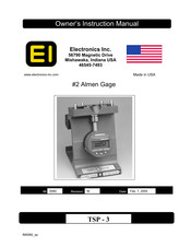 Electronics TSP - 3 Manual De Instrucciones