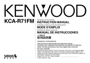 Kenwood KCA-R71FM Manual De Instrucciones