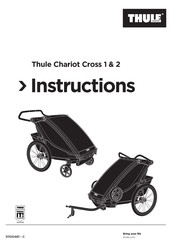 Thule Chariot Cross 1 Manual De Instrucciones