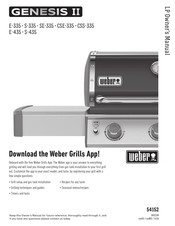 Weber Genesis II E-335 Manual Del Propietário