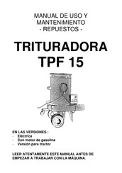 Caravaggi TPF 15 Manual De Uso