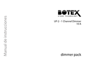 Botex UP-2-1 Channel Dimmer 10 A Manual De Instrucciones