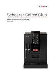 Schaerer Coffee Club Manual De Instrucciones