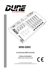 Dune lighting MINI-DMX Manual De Instrucciones