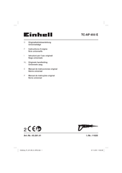 EINHELL TC-AP 650 E Manual De Instrucciones Original
