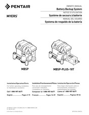 Pentair MYERS MBSP-PLUS-18T Manual Del Usuario