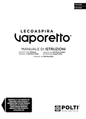 POLTI VAPORETTO LECOASPIRA FAV30 Manual De Instrucciones