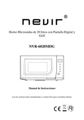 Nevir NVR-6020MDG Manual De Instrucciones