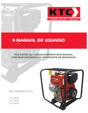 KTC 437-DP30 Manual De Usuario