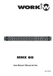 Work Pro W MMX 65 Manual De Uso