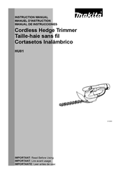 Makita HU01 Manual De Instrucciones