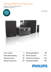 Philips DCM2025 Manual Del Usuario