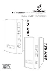 Bianchi TECNOMET BVM 551 Manual De Uso Y Mantenimiento