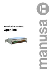 Manusa Openlinx Manual De Instrucciones