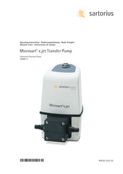 Sartorius Microsart e.jet Instrucciones De Manejo