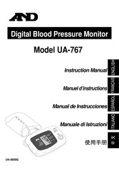 AND UA-767 Plus BT Manual De Instrucciones