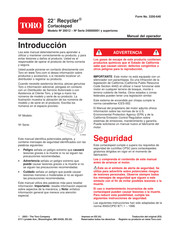 Toro 20012 Manual Del Operador