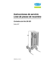 Tyrolit SK-SD Instrucciones De Servicio