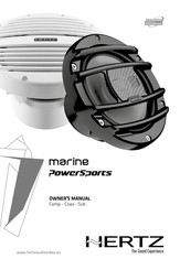 Hertz Marine Powersports HMX 8 S-LD Manual De Proprietário