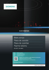 Siemens ET6BEA1 Serie Instrucciones De Uso