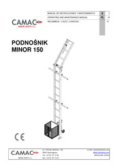 Camac MINOR 150 Manual De Instrucciones