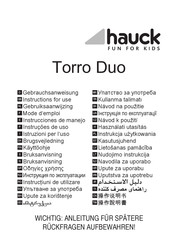 Hauck Torro Duo Instrucciones De Manejo