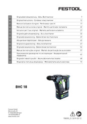 Festool BHC 18 Manual De Instrucciones