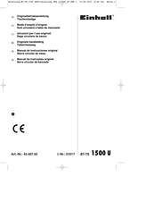 EINHELL 43.407.53 Manual De Instrucciones