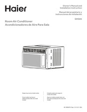 Haier QHQ06 Manual Del Propietario Y Instrucciones De Instalación