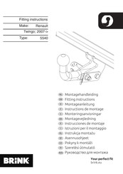 Brink 5540 Instrucciones De Montaje