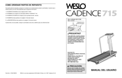 Weslo CADENCE 715 Manual Del Usuario