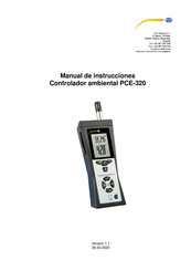 PCE PCE-320 Manual De Instrucciones