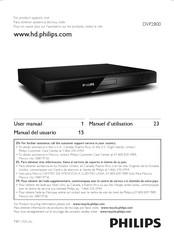 Philips DVP2800/F7 Manual Del Usuario