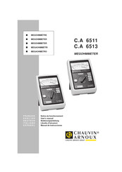 Chauvin Arnoux C.A 6511 Manual De Instrucciones