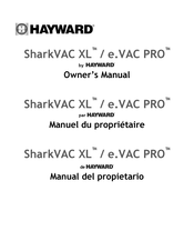 Hayward e.VAC PRO Manual Del Propietário