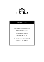 Festina IFMJR20 Manual De Instrucciones