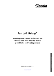 Zennio Fan coil Relays Manual De Usuario