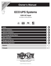Tripp-Lite ECO Serie Manual De Operación
