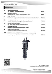 Aqua Medic reactor 1000 Manual De Instrucciones