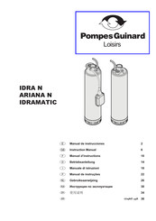 Pompes Guinard Loisirs IDRA N Manual De Instrucciones