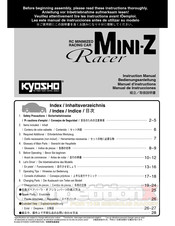 Kyosho Mini-Z Racer Manual De Instrucciones